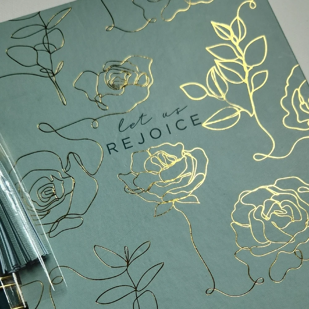 James Burke Collection “Let Us Rejoice” Journal | Spiral Notebook with Tassel |
